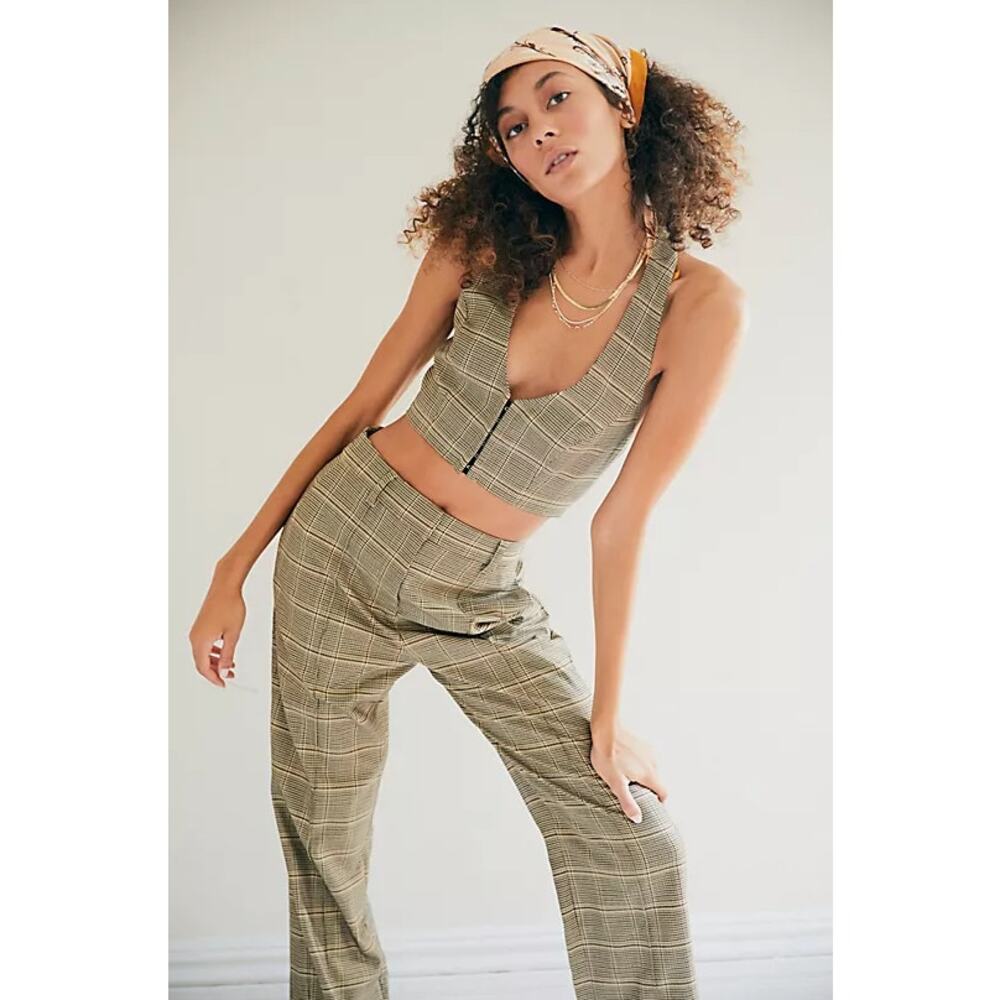 Hansen & Gretel | Plaid Halter Top from Gabe and Belucci Set M